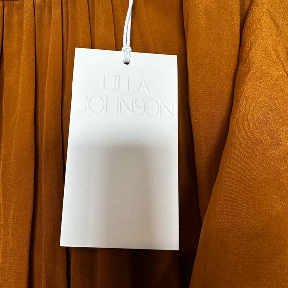 Ulla Johnson Amina Ruffled Silk-Crepe De Chine Blouse NWT - Picture 3 of 4